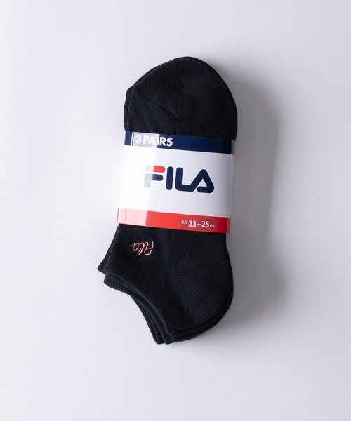 FILA(フィラ)の「FILA フィラ ブランド ロゴ ワンポイント 足底パイル アンクルソックス くるぶし 靴下 23cm 24cm 25cm(ソックス/靴下・レディース・ホワイト/マルチ/ブラック/ブラック系その他/その他/ホワイト系その他・23~25cm/23cm~25cm)」の13枚目の写真