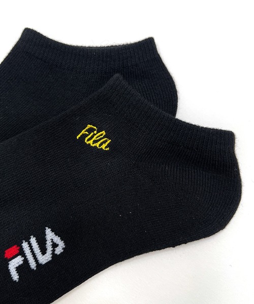 FILA(フィラ)の「FILA フィラ ブランド ロゴ ワンポイント 足底パイル アンクルソックス くるぶし 靴下 23cm 24cm 25cm(ソックス/靴下・レディース・ホワイト/マルチ/ブラック/ブラック系その他/その他/ホワイト系その他・23~25cm/23cm~25cm)」の12枚目の写真