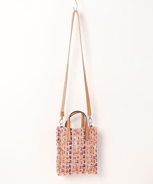 Kassiopea（カシオペア）の「【KASSIOPEA】ツイード調ハンドバッグ（ハンドバッグ・レディース・クリアレッド・FREE）」の5枚目の写真