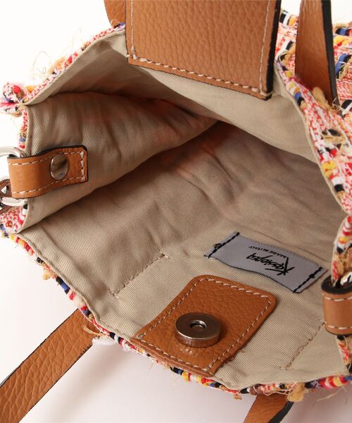 Kassiopea（カシオペア）の「【KASSIOPEA】ツイード調ハンドバッグ（ハンドバッグ・レディース・クリアレッド・FREE）」の4枚目の写真