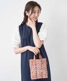 Kassiopea | 【KASSIOPEA】ツイード調ハンドバッグ(ハンドバッグ)