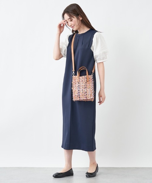 Kassiopea（カシオペア）の「【KASSIOPEA】ツイード調ハンドバッグ（ハンドバッグ・レディース・クリアレッド・FREE）」の7枚目の写真