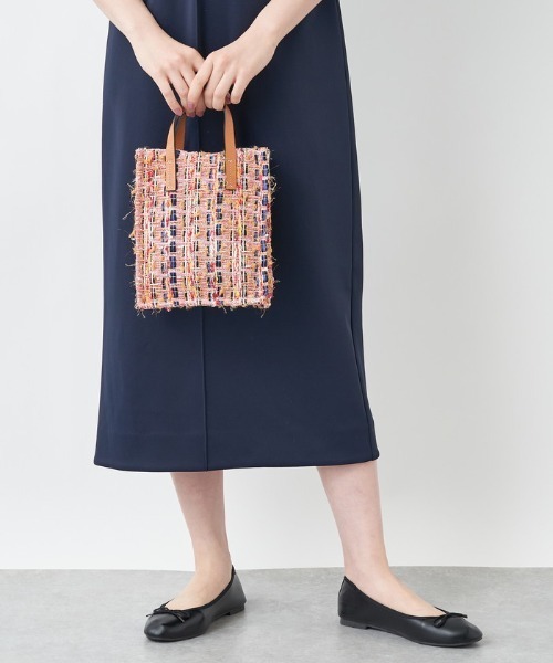 Kassiopea（カシオペア）の「【KASSIOPEA】ツイード調ハンドバッグ（ハンドバッグ・レディース・クリアレッド・FREE）」の10枚目の写真