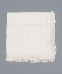 Samansa Mos2 | 端レースドビースカーフ(バンダナ/スカーフ)