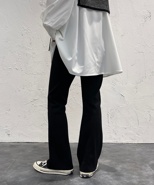 apres jour mignon(アプレジュールミニョン)の「カットオフリブパンツ【ZOZOTOWN限定アイテム】(その他パンツ・レディース・アイボリー/グリーン/ピンク/オレンジ/ブラック・SMALL/MEDIUM/X-LARGE)」の15枚目の写真