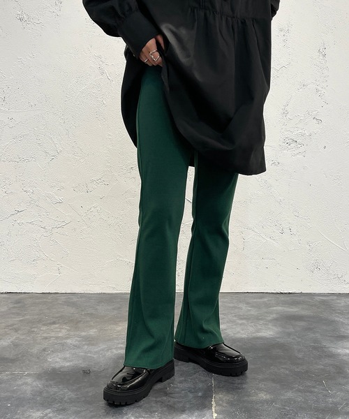 apres jour mignon(アプレジュールミニョン)の「カットオフリブパンツ【ZOZOTOWN限定アイテム】(その他パンツ・レディース・アイボリー/グリーン/ピンク/オレンジ/ブラック・SMALL/MEDIUM/X-LARGE)」の19枚目の写真