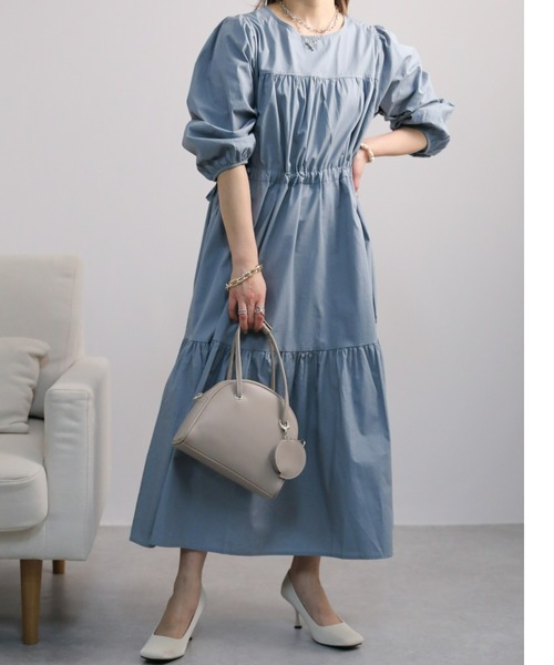 sakishimatokyo（サキシマトーキョー）の「ロングティアードワンピース（ワンピース・レディース・ブラック/ブルー/キャメル・FREE）」の17枚目の写真