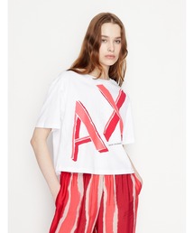 ARMANI EXCHANGE | 【A|X アルマーニ エクスチェンジ】半袖クルーネックTシャツ/CROPPED(Tシャツ/カットソー)