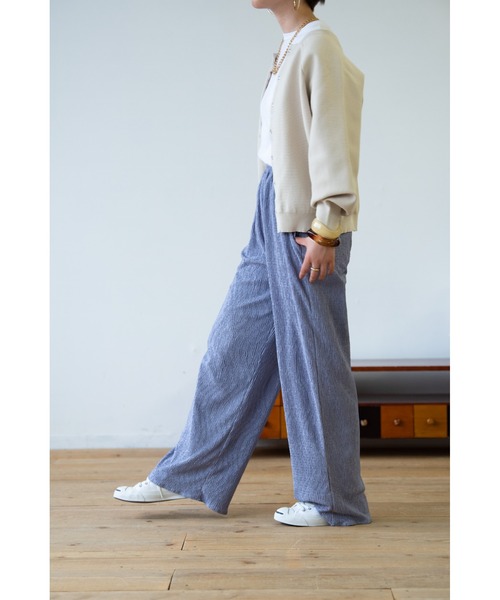 HANNE（アン）の「プリーツパンツ（その他パンツ・レディース・イエロー/ブルー/ブラック・フリー/FREE）」の12枚目の写真