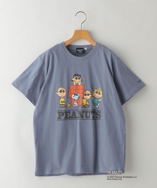 SHIPS(シップス)の「SHIPS KIDS:スヌーピー 半袖 TEE(145~160cm)(Tシャツ/カットソー・キッズ・グレー/ロイヤルブルー/オフホワイト/クリーム・M/160/S/145)」の4枚目の写真