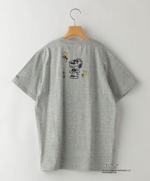 SHIPS(シップス)の「SHIPS KIDS:スヌーピー 半袖 TEE(145~160cm)(Tシャツ/カットソー・キッズ・グレー/ロイヤルブルー/オフホワイト/クリーム・M/160/S/145)」の5枚目の写真