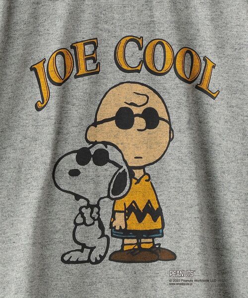 SHIPS(シップス)の「SHIPS KIDS:スヌーピー 半袖 TEE(145~160cm)(Tシャツ/カットソー・キッズ・グレー/ロイヤルブルー/オフホワイト/クリーム・M/160/S/145)」の9枚目の写真