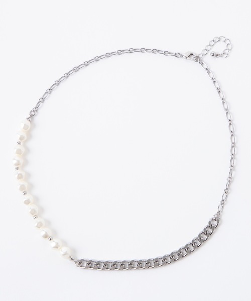 WEGO（ウィゴー）の「WEGO/チェーンミックスパールネックレス（ネックレス・メンズ・その他1/その他2/その他3・FREE）」の8枚目の写真