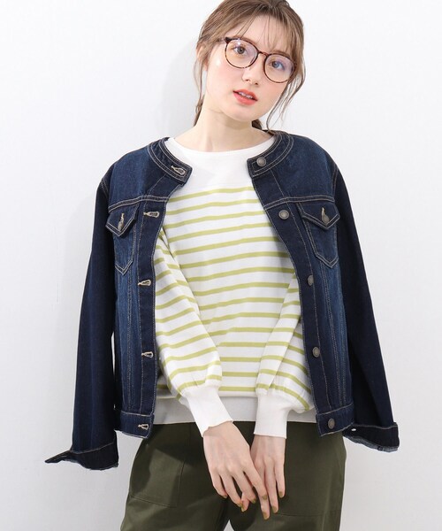 DRESKIP（ドレスキップ）の「◆ガーター切り替えボタン付きニット（ニット/セーター・レディース・ブラック系2/ライトイエロー系3/ベージュ系その他2/ワイン系4・02/03/04）」の13枚目の写真