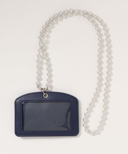 axes femme（アクシーズファム）の「配色リボン使いパスケース（パスケース・レディース・ネイビー/ワイン・MEDIUM）」の3枚目の写真