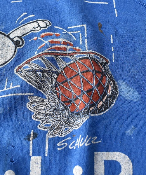 SNOOPY（スヌーピー）の「【ヴィンテージ古着】80's SNOOPY / スヌーピー NBA "DETROIT PISTONS" スウェット（スウェット・メンズ・ブルー・X-LARGE）」の6枚目の写真