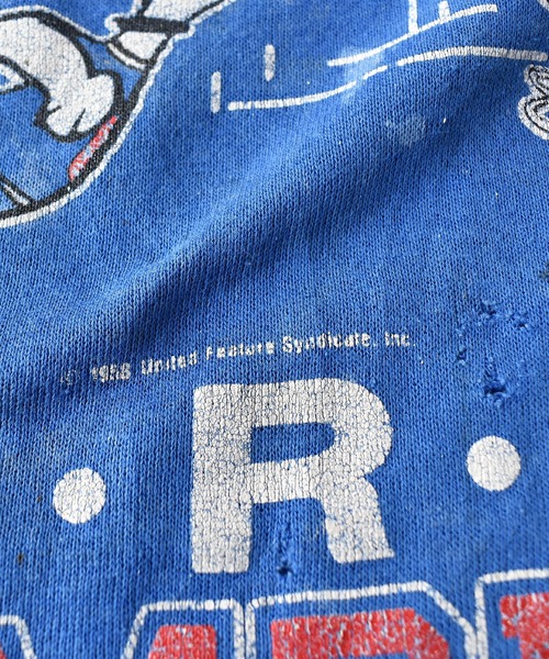SNOOPY（スヌーピー）の「【ヴィンテージ古着】80's SNOOPY / スヌーピー NBA "DETROIT PISTONS" スウェット（スウェット・メンズ・ブルー・X-LARGE）」の2枚目の写真