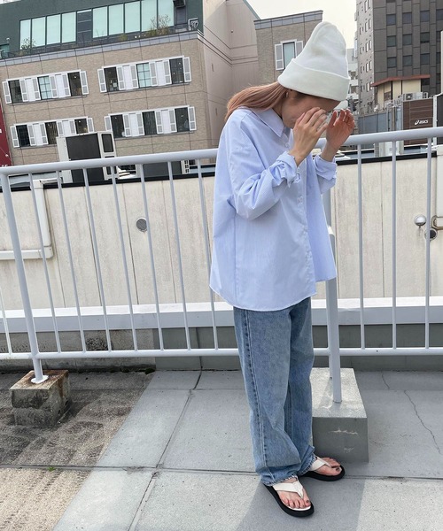 CANAL JEAN(キャナルジーン)の「El mar(エルマール) アクリルカラーニット帽(ニットキャップ/ビーニー・レディース・ホワイト/ブラック/ベージュ/ネイビー/イエロー・ONE SIZE)」の9枚目の写真