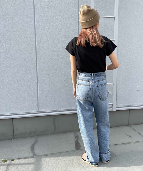 CANAL JEAN(キャナルジーン)の「El mar(エルマール) アクリルカラーニット帽(ニットキャップ/ビーニー・レディース・ホワイト/ブラック/ベージュ/ネイビー/イエロー・ONE SIZE)」の11枚目の写真