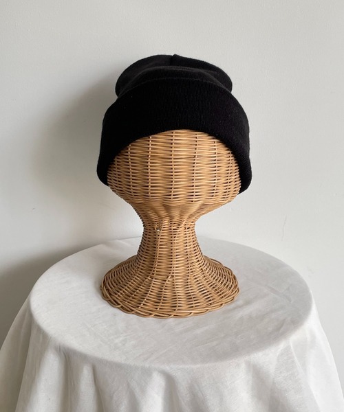 CANAL JEAN(キャナルジーン)の「El mar(エルマール) アクリルカラーニット帽(ニットキャップ/ビーニー・レディース・ホワイト/ブラック/ベージュ/ネイビー/イエロー・ONE SIZE)」の20枚目の写真