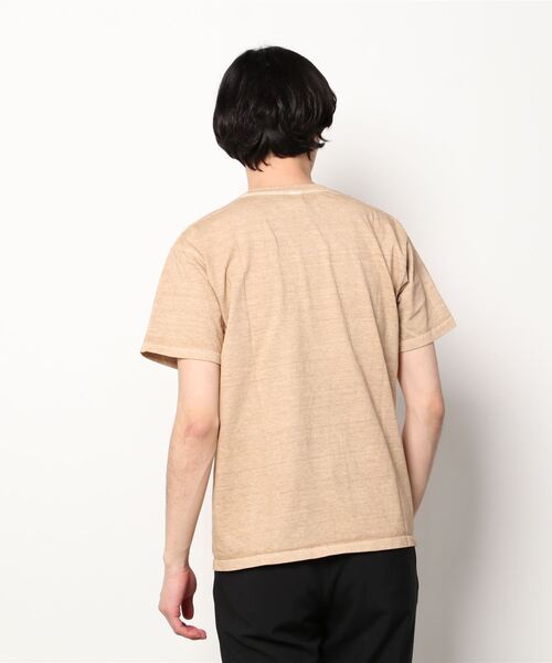 Good On（グッドオン）の「グッドオン Good On S/S POCKET TEE（Tシャツ/カットソー・メンズ・ダークグリーン/ベージュ・L/S/M/LL）」の4枚目の写真