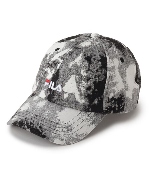 FILA（フィラ）の「【FILA】タイダイ柄キャップ（キャップ・キッズ・ブラック/ライトグリーン系/ライトパープル・00）」の4枚目の写真