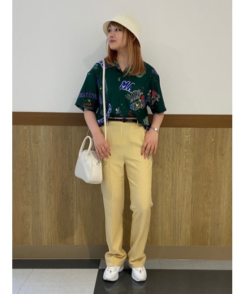 （What it isNt）ART BY MARKGONZALES（ワットイットイズント）の「【(What it isNt)】総柄シャツ（シャツ/ブラウス・メンズ・ブラック/ホワイト/ケリー/パープル・M/L/XL）」の7枚目の写真