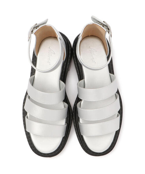 AVIREX（アヴィレックス）の「GLADIATOR SANDAL/ グラディエーターサンダル（サンダル・レディース・ブラック/シルバー・23/24/22.5）」の16枚目の写真