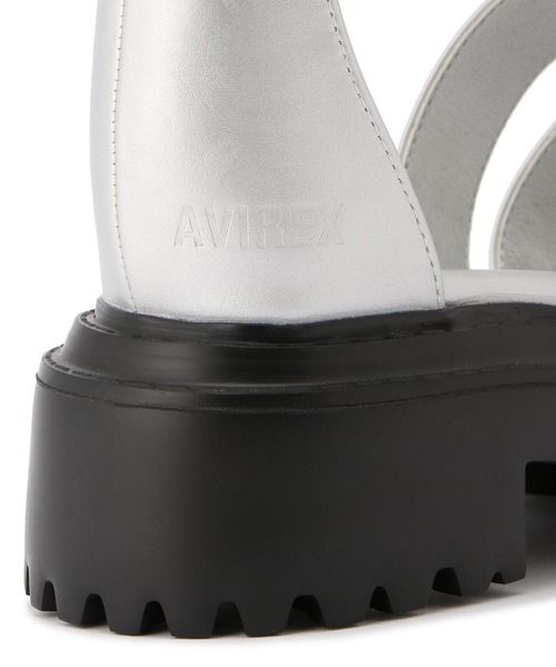 AVIREX（アヴィレックス）の「GLADIATOR SANDAL/ グラディエーターサンダル（サンダル・レディース・ブラック/シルバー・23/24/22.5）」の21枚目の写真