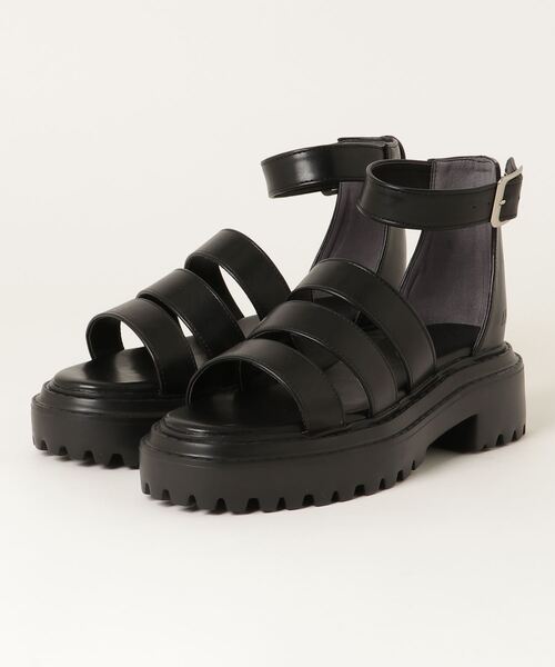 AVIREX（アヴィレックス）の「GLADIATOR SANDAL/ グラディエーターサンダル（サンダル・レディース・ブラック/シルバー・23/24/22.5）」の14枚目の写真