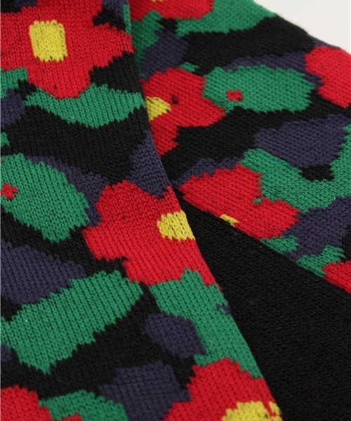 R.NEWBOLD（アールニューボールド）の「FLOWER DESING/ソックス/155900（ソックス/靴下・メンズ・ブラック系その他/ブルー系その他/レッド系その他・25-27）」の6枚目の写真