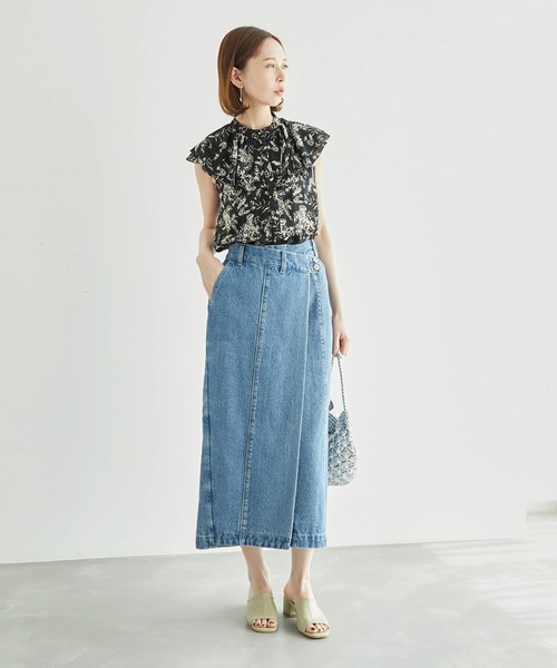 ROPE' PICNIC（ロペピクニック）の「【emur】花柄ラッフルカラー