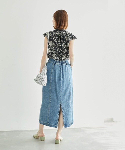 ROPE' PICNIC（ロペピクニック）の「【emur】花柄ラッフルカラー