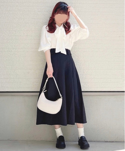 apres jour by yuririn(アプレジュールバイユリリン)の「【yuririn*×apres jour】タックスカート【ZOZOTOWN限定アイテム】(スカート・レディース・ブラック/ベージュ・SMALL/MEDIUM/X-LARGE)」の22枚目の写真