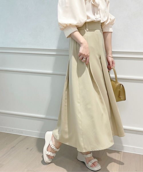 apres jour by yuririn(アプレジュールバイユリリン)の「【yuririn*×apres jour】タックスカート【ZOZOTOWN限定アイテム】(スカート・レディース・ブラック/ベージュ・SMALL/MEDIUM/X-LARGE)」の20枚目の写真