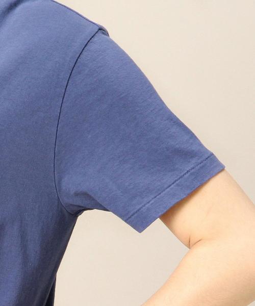 BEAUTY&YOUTH UNITED ARROWS（ビューティーアンドユースユナイテッドアローズ）の「BYTU コットンバイオVネック Tシャツ◆（Tシャツ/カットソー・レディース・ホワイト/ブラック/ベージュ/コバルトブルー・フリー）」の14枚目の写真