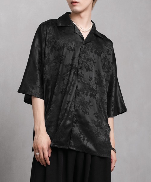 Adoon plain（アドーンプレーン）の「【Adoon plain】アソートドルマンスリーブシャツ（シャツ/ブラウス・メンズ・ホワイト/ブラック/グリーン/ブルーグレー・MEDIUM/LARGE）」の3枚目の写真