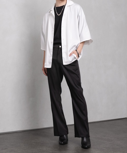 Adoon plain（アドーンプレーン）の「【Adoon plain】アソートドルマンスリーブシャツ（シャツ/ブラウス・メンズ・ホワイト/ブラック/グリーン/ブルーグレー・MEDIUM/LARGE）」の13枚目の写真