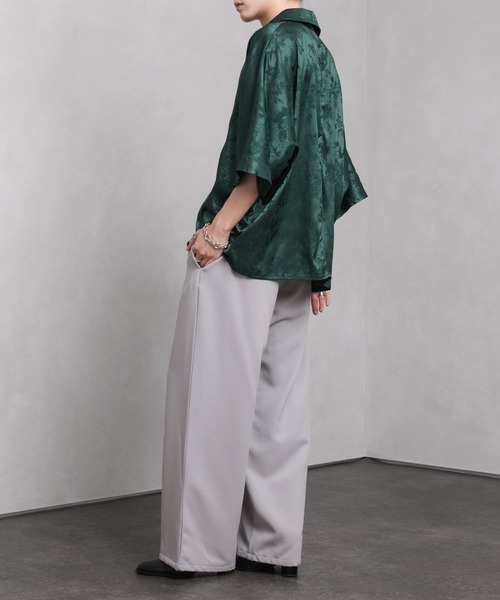 Adoon plain（アドーンプレーン）の「【Adoon plain】アソートドルマンスリーブシャツ（シャツ/ブラウス・メンズ・ホワイト/ブラック/グリーン/ブルーグレー・MEDIUM/LARGE）」の16枚目の写真