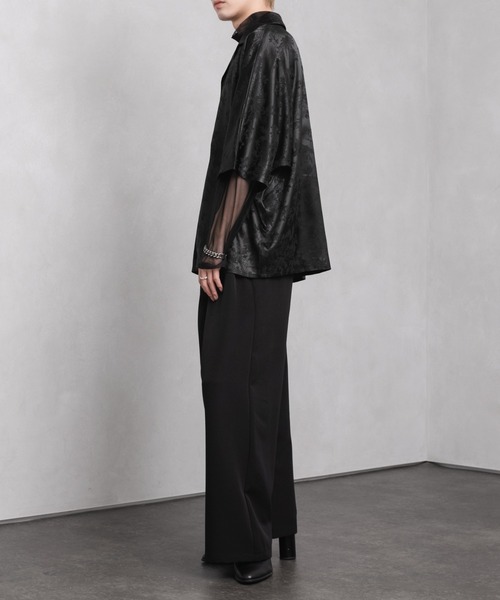 Adoon plain（アドーンプレーン）の「【Adoon plain】アソートドルマンスリーブシャツ（シャツ/ブラウス・メンズ・ホワイト/ブラック/グリーン/ブルーグレー・MEDIUM/LARGE）」の6枚目の写真