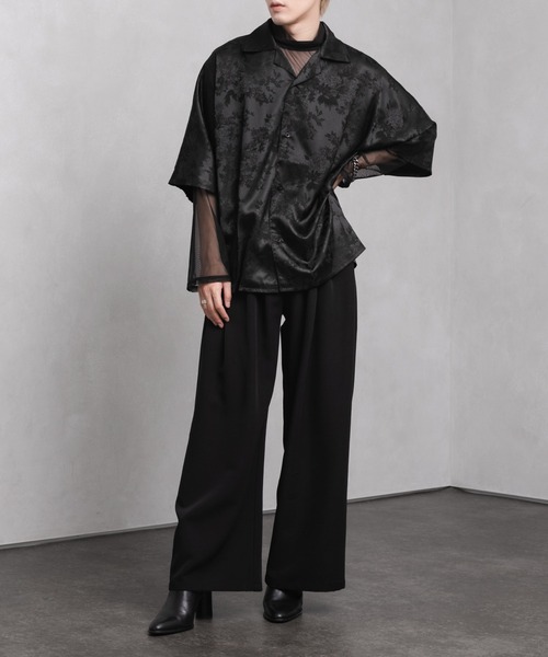 Adoon plain（アドーンプレーン）の「【Adoon plain】アソートドルマンスリーブシャツ（シャツ/ブラウス・メンズ・ホワイト/ブラック/グリーン/ブルーグレー・MEDIUM/LARGE）」の14枚目の写真