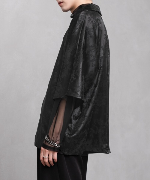 Adoon plain（アドーンプレーン）の「【Adoon plain】アソートドルマンスリーブシャツ（シャツ/ブラウス・メンズ・ホワイト/ブラック/グリーン/ブルーグレー・MEDIUM/LARGE）」の10枚目の写真