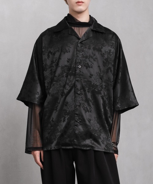 Adoon plain（アドーンプレーン）の「【Adoon plain】アソートドルマンスリーブシャツ（シャツ/ブラウス・メンズ・ホワイト/ブラック/グリーン/ブルーグレー・MEDIUM/LARGE）」の21枚目の写真