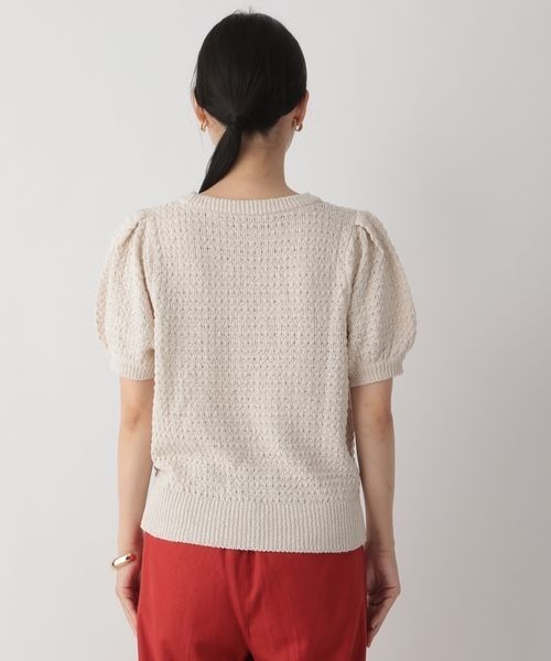 希少 黒入荷！ セール】カノコアミニット5分袖 295447（ニット/セーター エコバッグ・サブバッグ