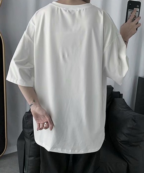NEW GENTLEMAN(ニュージェントルマン)の「NO.98 ビッグシルエットT(Tシャツ/カットソー・メンズ・ホワイト/ブラック/イエロー/ブルー・M/L/XL)」の11枚目の写真