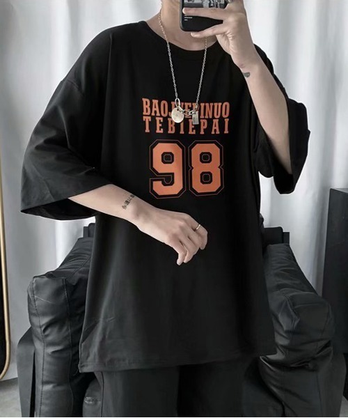 NEW GENTLEMAN(ニュージェントルマン)の「NO.98 ビッグシルエットT(Tシャツ/カットソー・メンズ・ホワイト/ブラック/イエロー/ブルー・M/L/XL)」の15枚目の写真