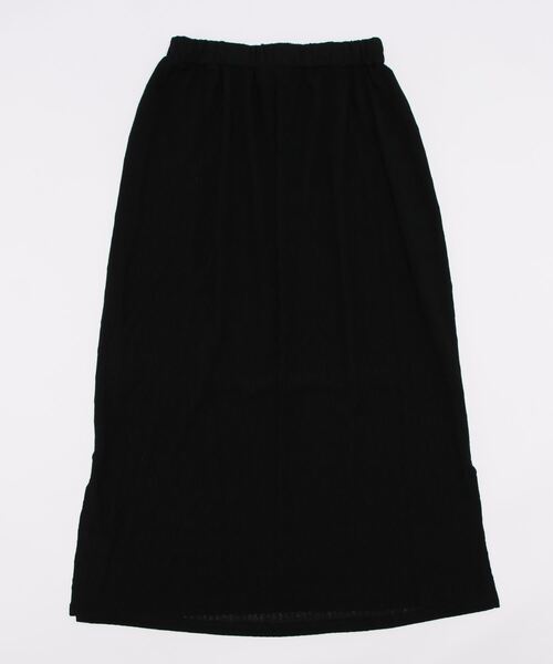 STYLEBLOCK(スタイルブロック)の「シアーシャーリングカットソースリットスカート(スカート・レディース・ブラック/ホワイト系その他/ブラウン/ライム・M)」の6枚目の写真