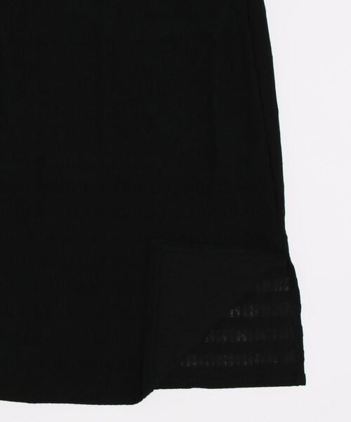 STYLEBLOCK(スタイルブロック)の「シアーシャーリングカットソースリットスカート(スカート・レディース・ブラック/ホワイト系その他/ブラウン/ライム・M)」の5枚目の写真