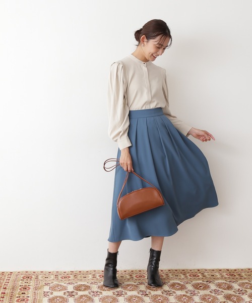 N.（N. Natural Beauty Basic）（エヌエヌナチュラルビューティーベーシック）の「【松井愛莉さん着用】◆パニーニショルダーバッグ（ショルダーバッグ・レディース・ブラック/ブルー/キャメル・ﾌﾘ-）」の17枚目の写真