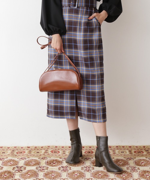 N.（N. Natural Beauty Basic）（エヌエヌナチュラルビューティーベーシック）の「【松井愛莉さん着用】◆パニーニショルダーバッグ（ショルダーバッグ・レディース・ブラック/ブルー/キャメル・ﾌﾘ-）」の16枚目の写真